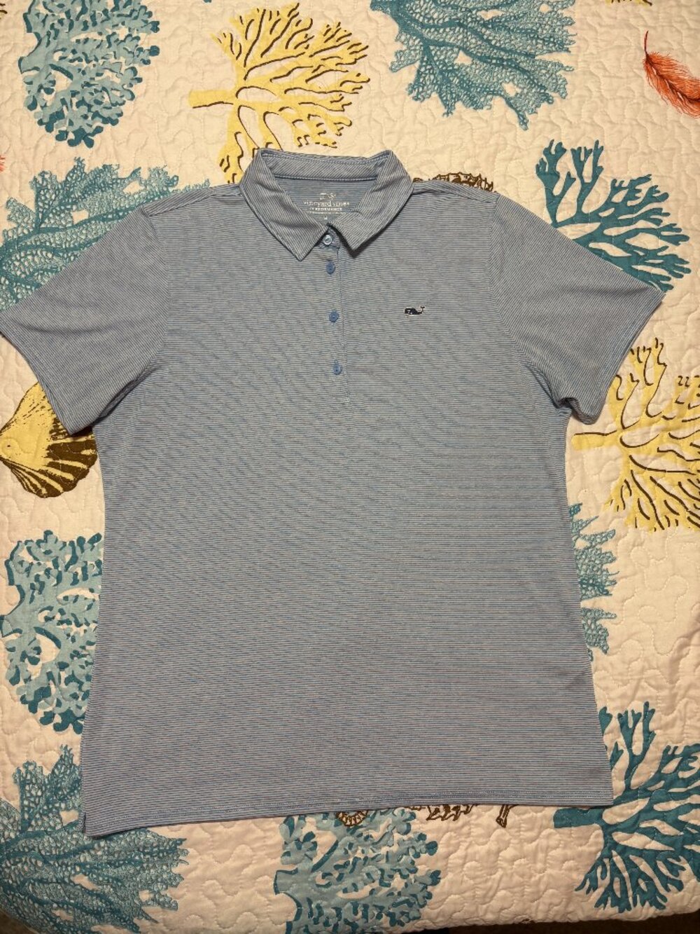 Women's Vineyard Vines Performance Sankaty Polo Excellent Condition Size M